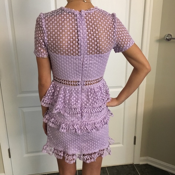 NWT INA Spring dress w/ unique crochet detail -SzS - Picture 5 of 6